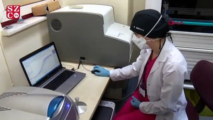 Corona virüsü testleri bu odada yapılıyor