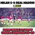 MILAN - REAL MADRID - SEMIFINALE DI RITORNO COPPA CAMPIONI 88-89