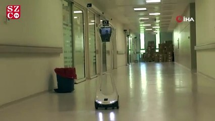 Coronalı hastalar bu robotla kontrol ediliyor