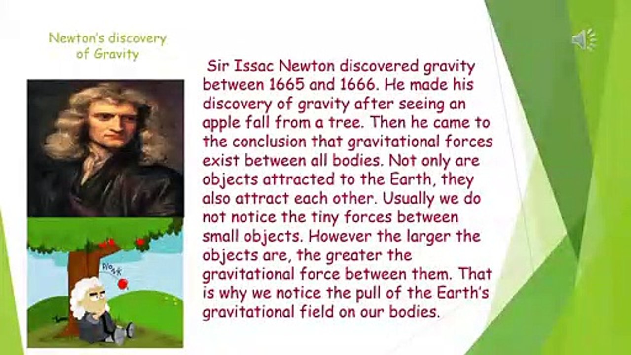 Gravitation Pull - Grade 8 and 9