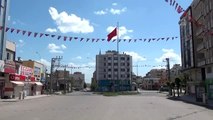 Sokağa çıkma kısıtlamasının ikinci gününde Viranşehir sokakları boş kaldı