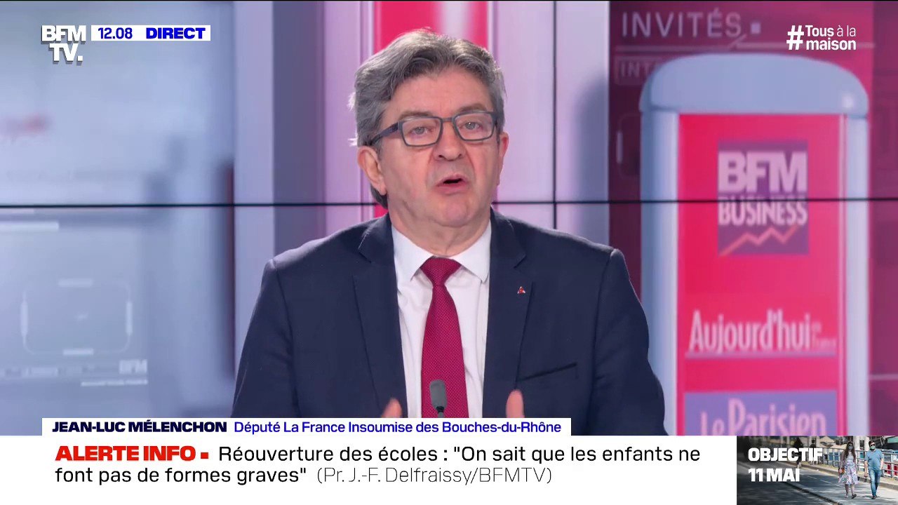 Jean-Luc Mélenchon: "Le déconfinement doit être organisé de manière plus méthodique" que le confinement