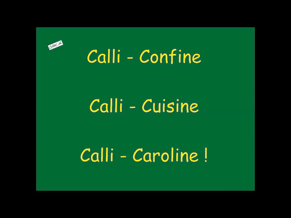 Faire un calame fin.
