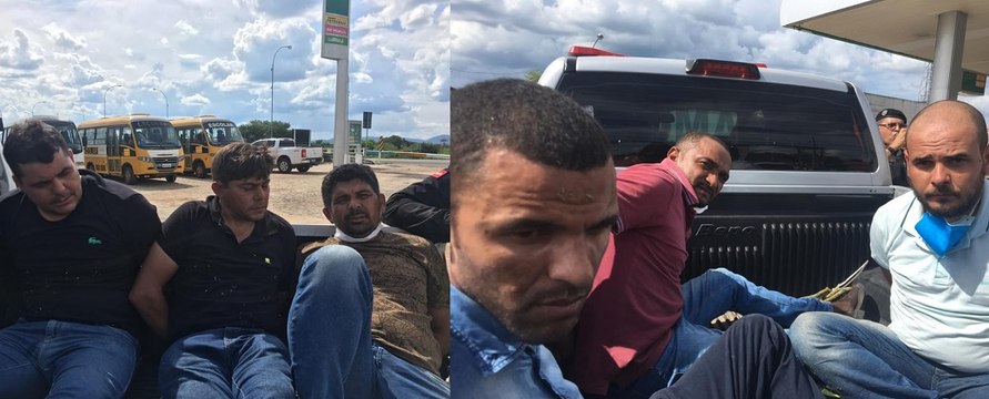 Suspeitos de assaltos são presos em Aparecida, Sertão da PB
