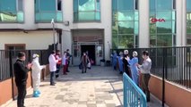 Şırnak'ta koronavirüsü yenen 3 kişi, alkışlarla taburcu oldu
