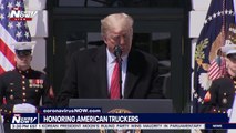 THANK A TRUCKER President Trump HONORS American Truckers at White House