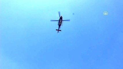 Sokağa çıkma kısıtlamasına helikopterli denetim (2)