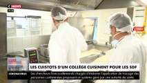 A Bordeaux, les cuisiniers d'un collège se mobilisent pour les sans-abris