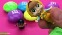 Giants M&M Slime Surprise Toys Minions Masha Olaf Incredibles 2 trailer Toy Story Learn Colors