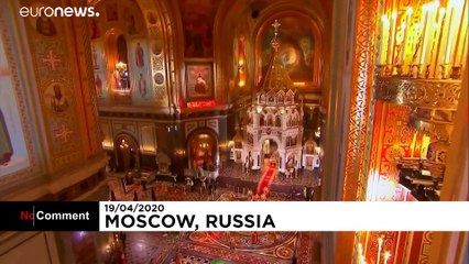 Easter Mass: All churches in Moscow are closed to the public