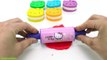 Learn Colors with Hello Kitty and Molds Surprise Toys Barbie Eggs Learn Colors for Kids