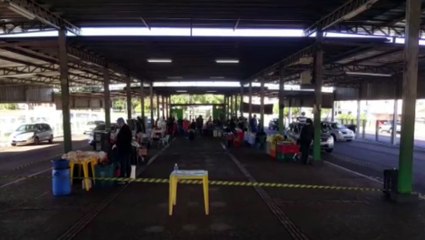 Feira do Produtor segue atendendo a população no antigo Terminal Oeste