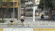 الدراجات الهوائية وسيلة للتنقل في بغداد في ظل الحجر العام