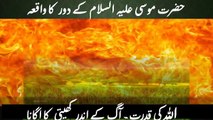 Allah Ki Qudrat-Hazrat Musa ka dor ka waqia in urdu آگ کے اندر کھیتی کا اگانا