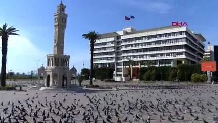 İZMİR Hafta sonu yasağının son gününde İzmir sessizliğini korudu