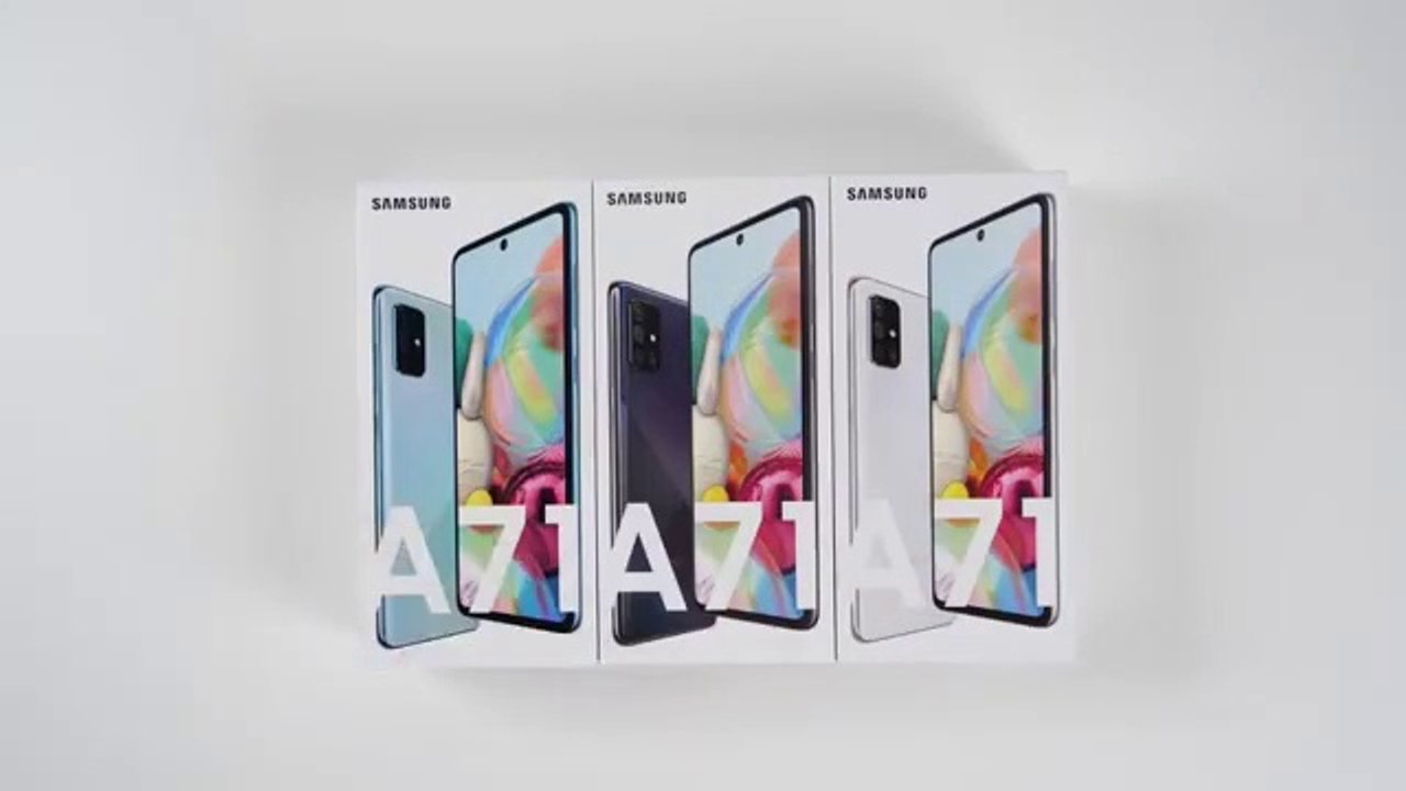 Samsung Galaxy A71 Phone Unboxing - Fortnite, P...