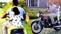 Full Vidoe: MSD & Ziva Dhoni Bike ride | Dhoni's Farm House  | Sakshi Dhoni
