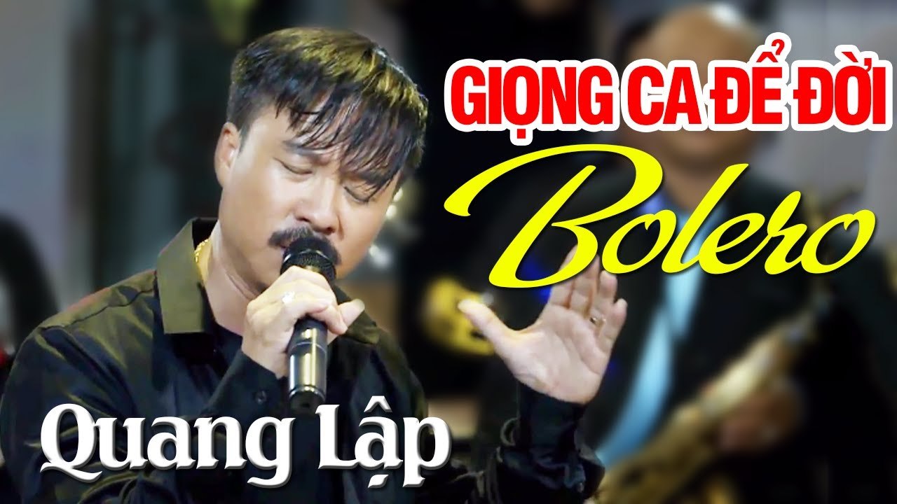 QUANG LẬP BOLERO - Chiều Sân Ga  Nhạc Vàng Bolero Xưa Hay Tê Tái Giọng Ca Để Đời