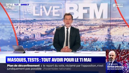 Masques, tests: tout avoir pour le 11 mai - 27/04