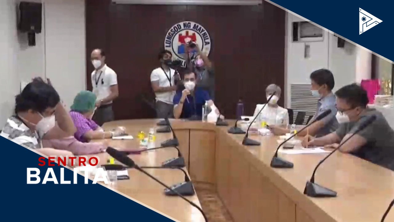 Manila LGU at PNP, nagpupulong ukol sa total lockdown sa Sampaloc