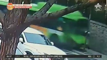 인도로 돌진한 버스? 알고 보니 졸음운전..?
