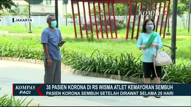 Pasien Sembuh Bertambah, 38 Pasien Positif Corona Dipulangkan dari Wisma Atlet