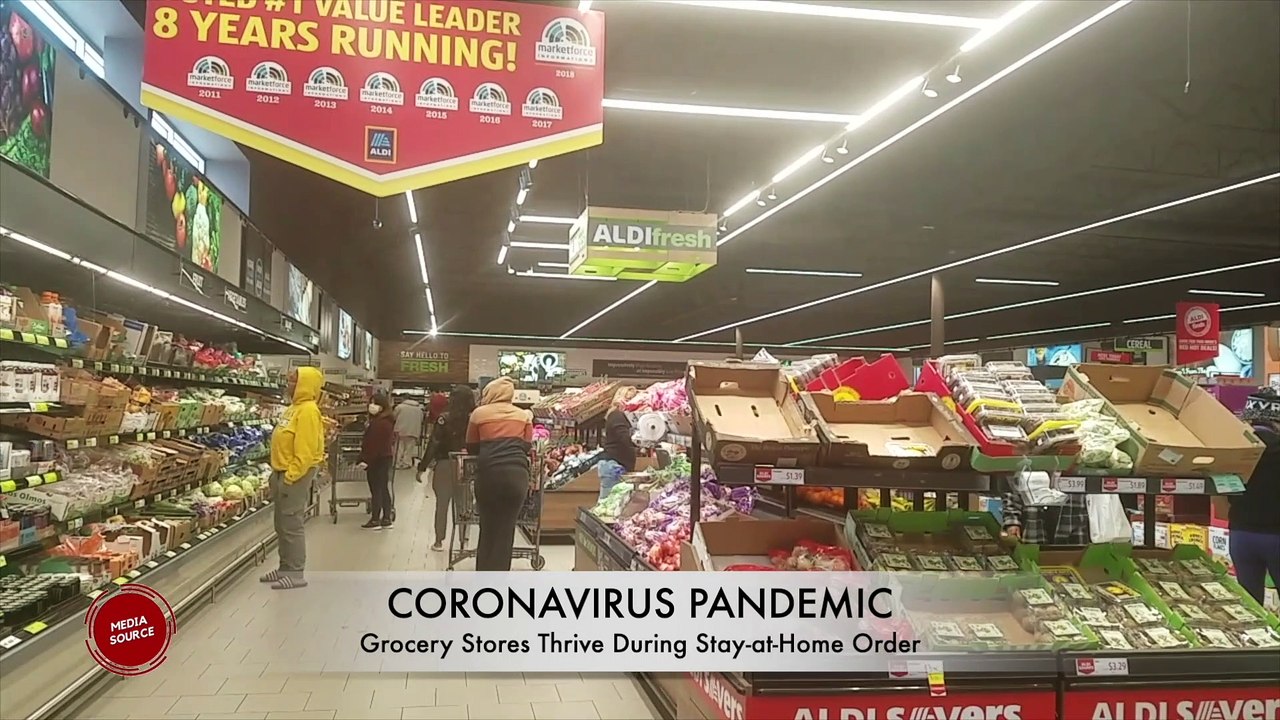 Grocery Stores Thrive During Stay-at-Home Order in Los Angeles | Coronavirus Pandemic