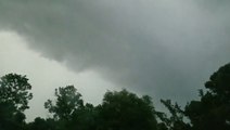 Possible tornado spotted swirling over Mississippi