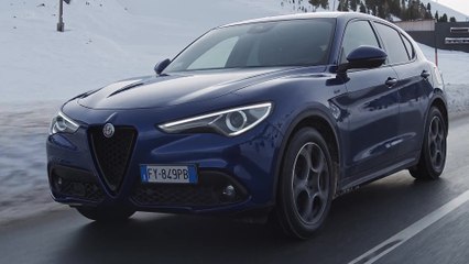 Alfa Romeo Stelvio Snow driving