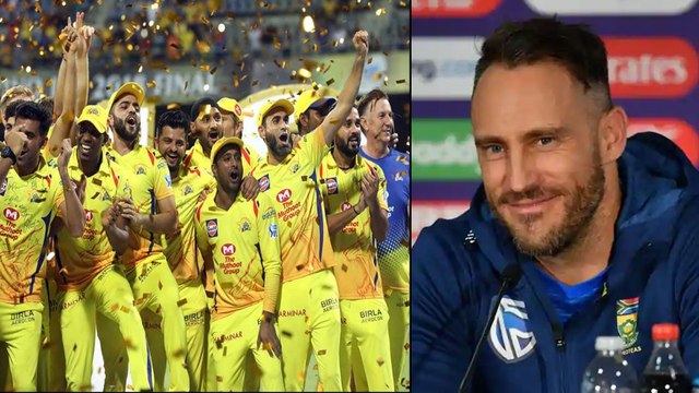 IPL 2020 : Faf du Plessis Reveals The Secret Of CSK's IPL Success