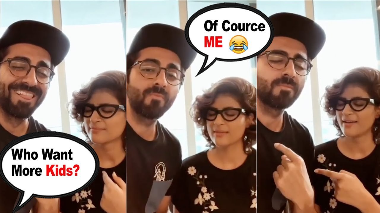Ayushmann Khurrana CUTE Husband Wife Tiktok Challenge With Tahira Kashyap