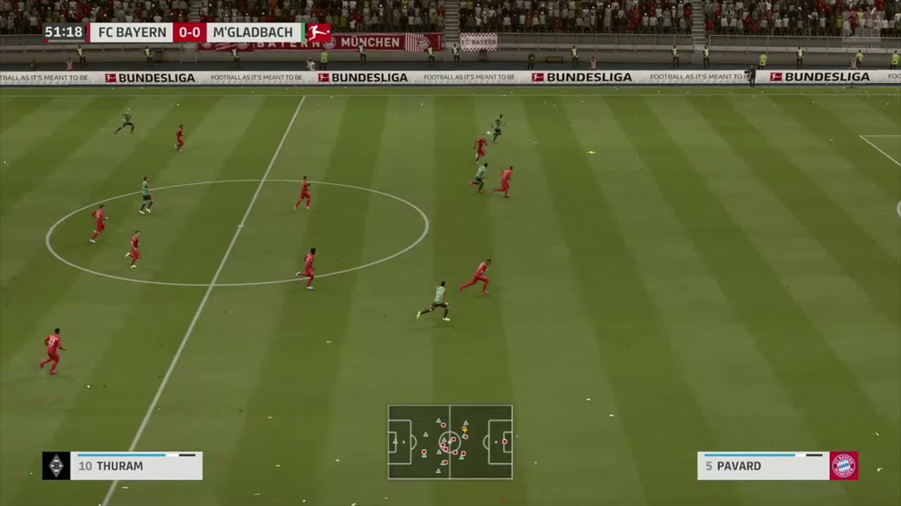 Bayern Munich - Borussia M’Gladbach sur FIFA 20 : résumé et buts (Bundesliga - 31e journée)