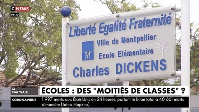 Coronavirus - Une réouverture des écoles par territoire ou par moitié de classe à l'étude après le déconfinement - VIDEO