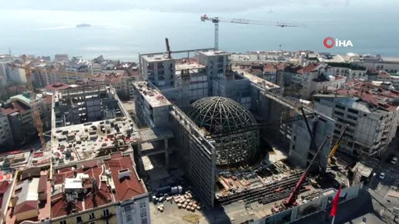 AKM inşaatında korona virüse rağmen çalışamalar sürüyor