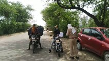 कैराना: यूपी हरियाणा बॉर्डर पर पुलिस प्रशासन द्वारा सुरक्षा व्यवस्था के कड़े बंदोबस्त दिखे