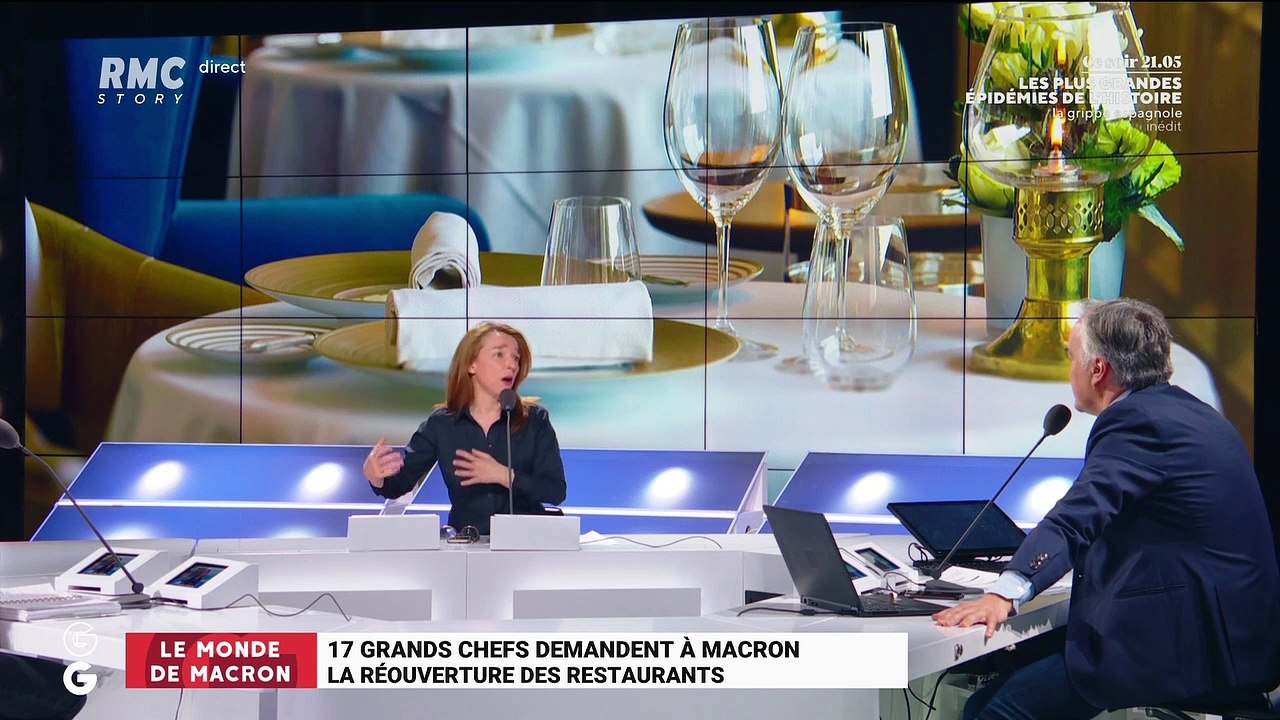 Le monde de Macron: 17 Grands Chefs demandent à Macron la réouverture des restaurants - 20/04