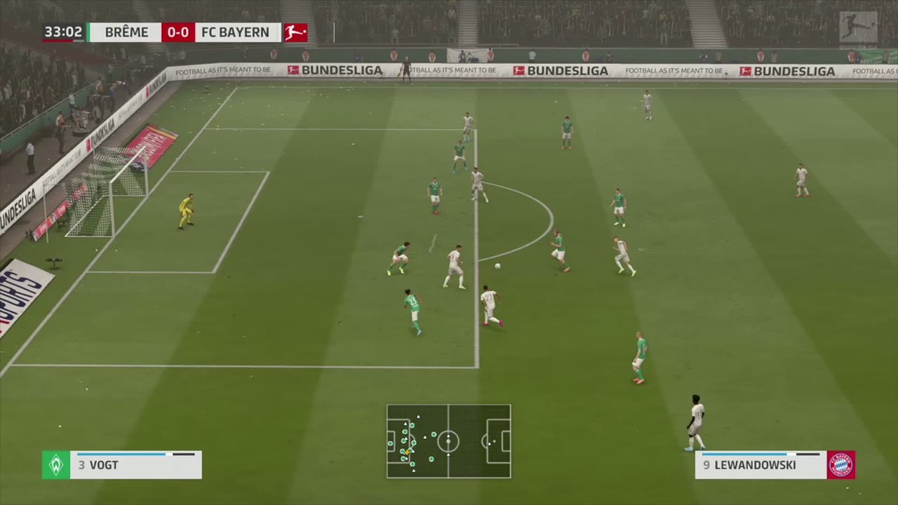 Werder Brême - Bayern Munich sur FIFA 20 : résumé et buts (Bundesliga - 32e journée)