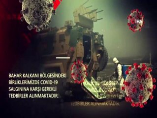 MSB'den Bahar Kalkanı bölgesinde korona virüs tedbirleri