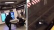 Un suspect fait tomber un policier sur les rails du métro pendant une arrestation