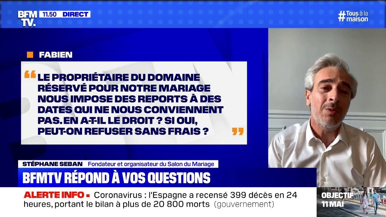 Le propriétaire du domaine réservé pour notre mariage nous impose des reports qui ne nous conviennent pas, en a-t-il le droit ?