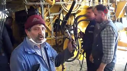 Biçerdöverler hasada hazırlanıyor