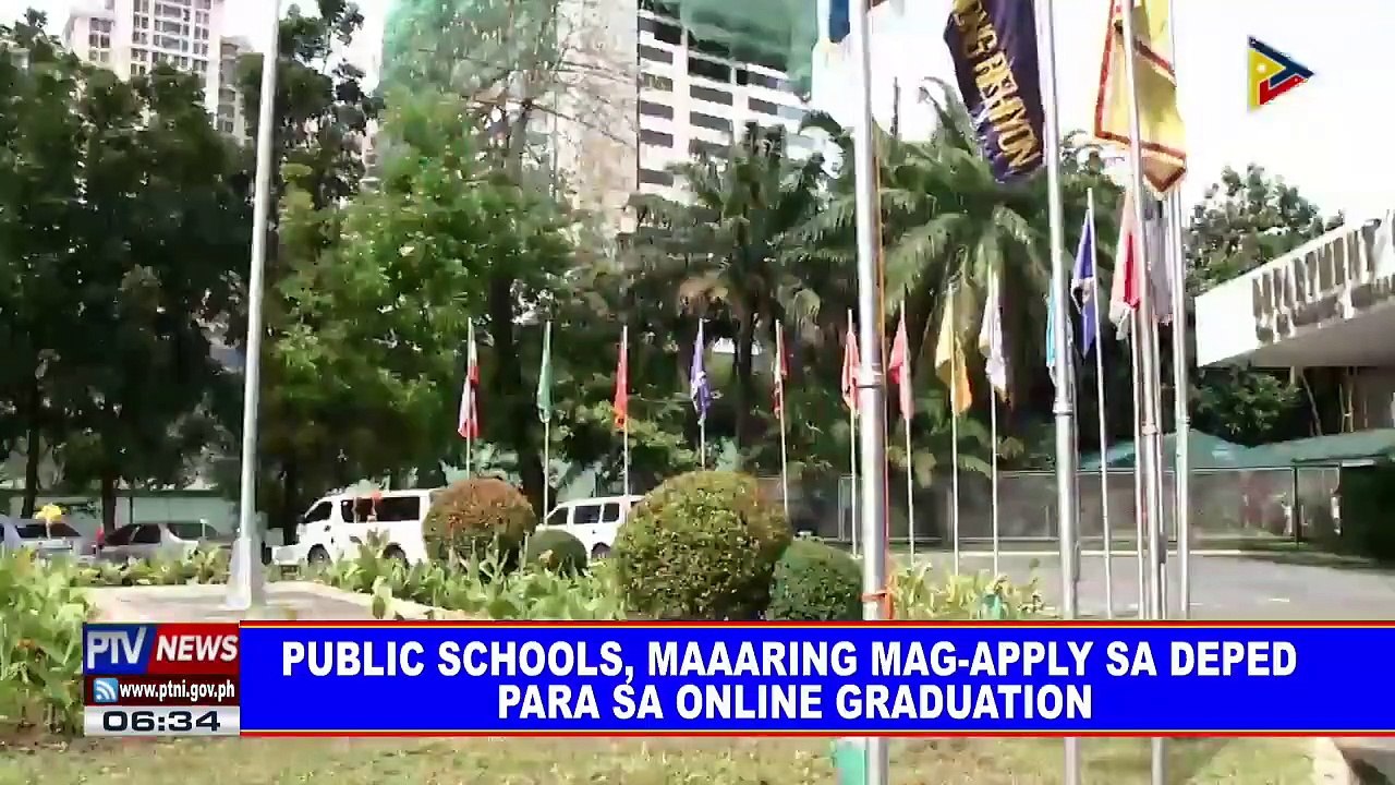 Public schools, maaaring mag-apply sa DepEd para sa online graduation