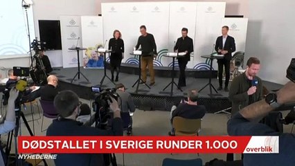 Download Video: COVID-19; Dødstallet i Sverige runder 1.000 | Nyhederne | 2020 | TV2 Danmark