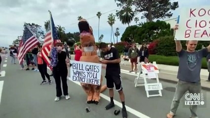 ABD'de koronavirüs eylemleri