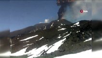 İtalya'daki Etna Yanardağı yeniden harekete geçti
