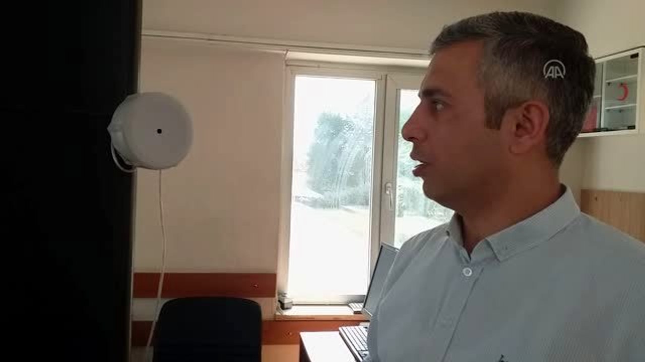 Ataşehir İlçe Emniyet Müdürlüğü'ne uzaktan ateş ölçen cihaz kuruldu