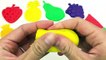Learn Colors Play Doh with Fruit and Vegetables Molds, Surprise Toys Scooby-doo Kinder Joy Marvel