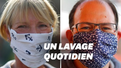 Video herunterladen: Coronavirus: comment laver son masque en tissu