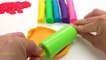 Learn Colors with Play Doh and Dinosaur molds Surprise Toys for kids