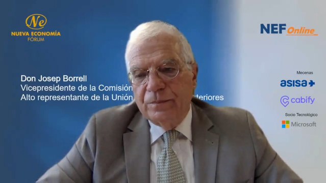 Borrel insiste en que hay que suministrar rentas para combatir la crisis